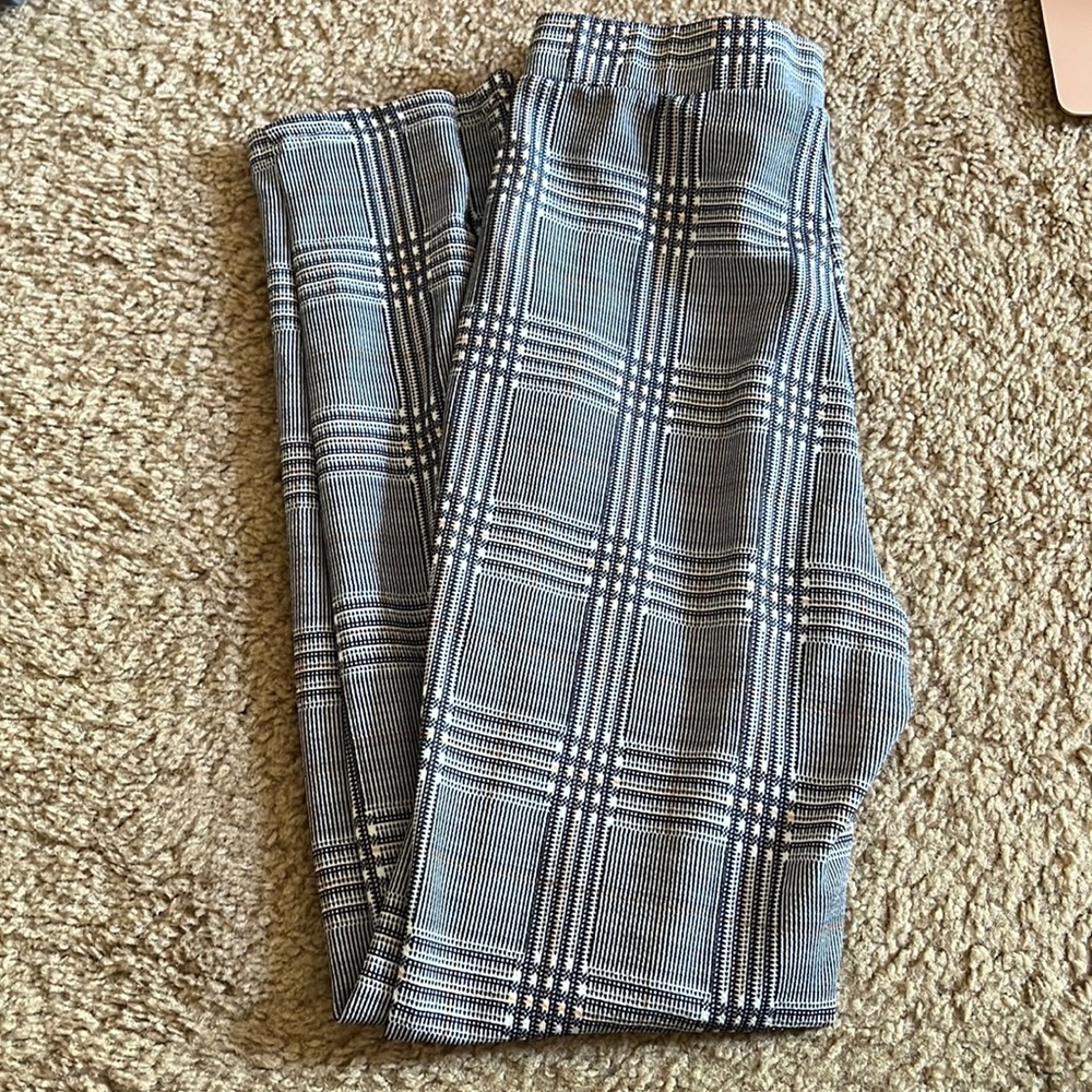 Plaid leggings